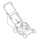 Page C Diagram and Parts List for 11A-436N266 2009 Troy-Bilt Lawn Mower