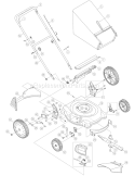 Part Location Diagram of 987-02057 MTD Brkt Asm-handle Lh