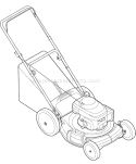 Page B Diagram and Parts List for 11A-542Q766 2007 Troy-Bilt Lawn Mower