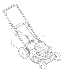 Page B Diagram and Parts List for 11A-549Q766 2006 Troy-Bilt Lawn Mower