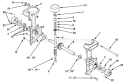 Page B Diagram and Parts List for 12215 S/N 1100101-1199999 Troy-Bilt Cultivator
