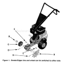 Page A Diagram and Parts List for 12594  Troy-Bilt Edger