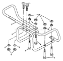Page A Diagram and Parts List for 12596  Troy-Bilt Lawn Tractor Accessories