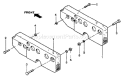 Page A Diagram and Parts List for 12598  Troy-Bilt Lawn Tractor Accessories
