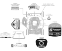 Part Location Diagram of 777I22658 MTD LABEL-MOWER HANDLE:START INST