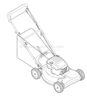 Page B Diagram and Parts List for 12A-446A711 2006 Troy-Bilt Lawn Mower