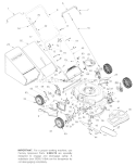 Page A Diagram and Parts List for 12A-466A766 2004 Troy-Bilt Lawn Mower