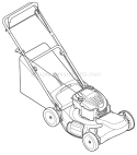 Page C Diagram and Parts List for 12A-466M066 2008 Troy-Bilt Lawn Mower