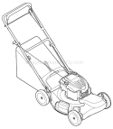 Page C Diagram and Parts List for 12A-466N211 2008 Troy-Bilt Lawn Mower