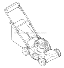 Page C Diagram and Parts List for 12A-466N211 2009 Troy-Bilt Lawn Mower