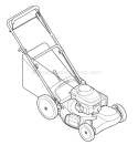 Page C Diagram and Parts List for 12A-562Q711 2009 Troy-Bilt Lawn Mower