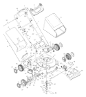 Part Location Diagram of 631-04025 Husky HANDLE ASM-RED