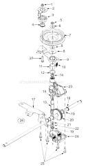 Page B Diagram and Parts List for 12AD566N711 2004 Troy-Bilt Lawn Mower