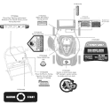 Page B Diagram and Parts List for 12AE189D011 2009 Troy-Bilt Lawn Mower