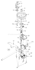 Page B Diagram and Parts List for 12AF569O766 2004 Troy-Bilt Lawn Mower