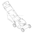 Page C Diagram and Parts List for 12AG836E711 2006 Troy-Bilt Lawn Mower