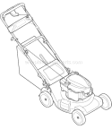 Page C Diagram and Parts List for 12AG836G211 2007 Troy-Bilt Lawn Mower