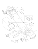 Page B Diagram and Parts List for 12AI832Q766 2010 Troy-Bilt Lawn Mower