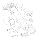 Page B Diagram and Parts List for 12AI836N211 2008 Troy-Bilt Lawn Mower
