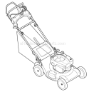 Page D Diagram and Parts List for 12AI839F011 2009 Troy-Bilt Lawn Mower