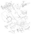 Page B Diagram and Parts List for 12AJ866G266 2008 Troy-Bilt Lawn Mower