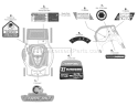 Page C Diagram and Parts List for 12AJ866G266 2008 Troy-Bilt Lawn Mower