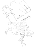 Page B Diagram and Parts List for 12AV566M011 2008 Troy-Bilt Lawn Mower