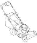 Page D Diagram and Parts List for 12AV566M011 2008 Troy-Bilt Lawn Mower