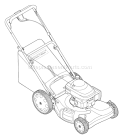 Page B Diagram and Parts List for 12AV569Q711 2006 Troy-Bilt Lawn Mower