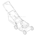 Page C Diagram and Parts List for 12AV838Q766 2006 Troy-Bilt Lawn Mower