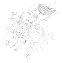 Handle & Controls Assembly Diagram and Parts List for 13045 2003 Troy-Bilt Snow Blower