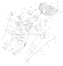 Handle Diagram and Parts List for 13045 2004 Troy-Bilt Snow Blower