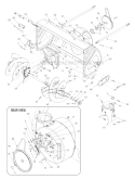 Part Location Diagram of 684-04196 MTD Snowblower auger