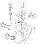 Part Location Diagram of 738-1186A MTD Shaft-blade Spindl