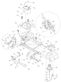 Pto Diagram and Parts List for 13AO77TG766 2006 Troy-Bilt Lawn Tractor