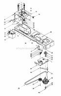 Part Location Diagram of 783-04612-0637 Husky Steering Support Bracket