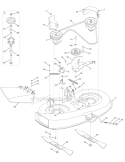 Page F Diagram and Parts List for 13AV77KF066 Tuffy -2010 Troy-Bilt Lawn Tractor