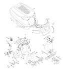 Part Location Diagram of 946-04367A MTD Throttle/choke Control Cable