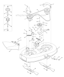 Page G Diagram and Parts List for 13AV77KF066 Tuffy -2011 Troy-Bilt Lawn Tractor