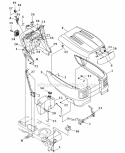 Part Location Diagram of 747-04161 MTD Rod-support lh