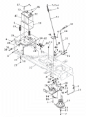 Page F Diagram and Parts List for 13AX60TG766  Troy-Bilt Lawn Tractor