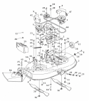 Page H Diagram and Parts List for 13AX60TG766  Troy-Bilt Lawn Tractor