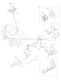 Page H Diagram and Parts List for 13AX78KS066 Bronco -2010 Troy-Bilt Lawn Tractor