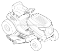 Page I Diagram and Parts List for 13AX78KS066 Bronco -2010 Troy-Bilt Lawn Tractor
