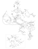 Part Location Diagram of 738-05389A-0637 Troy-Bilt Frame Brace Bracket