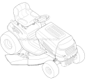 Page I Diagram and Parts List for 13AX79KT066 Horse -2010 Troy-Bilt Lawn Tractor