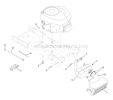 Page B Diagram and Parts List for 13WN77KS011 Pony -2010 Troy-Bilt Lawn Tractor