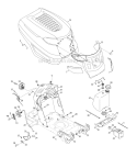 Page E Diagram and Parts List for 13WN77KS011 Pony -2011 Troy-Bilt Lawn Tractor