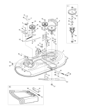 Page G Diagram and Parts List for 13WN77KS211 Pony -2011 Troy-Bilt Lawn Tractor