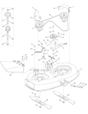 Page F Diagram and Parts List for 13WV77KF066 Tuffy -2010 Troy-Bilt Lawn Tractor